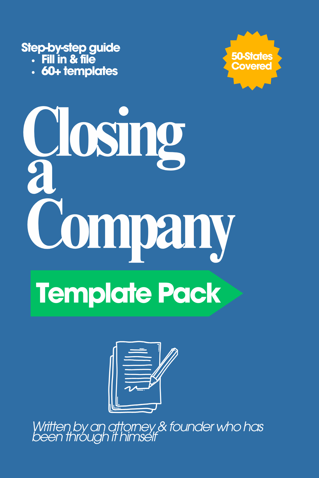 Closing a Company Template Pack cover